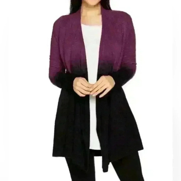 Barefoot Dreams Sweaters - Barefoot Dreams Drape Front Calypso Ombre Wrap